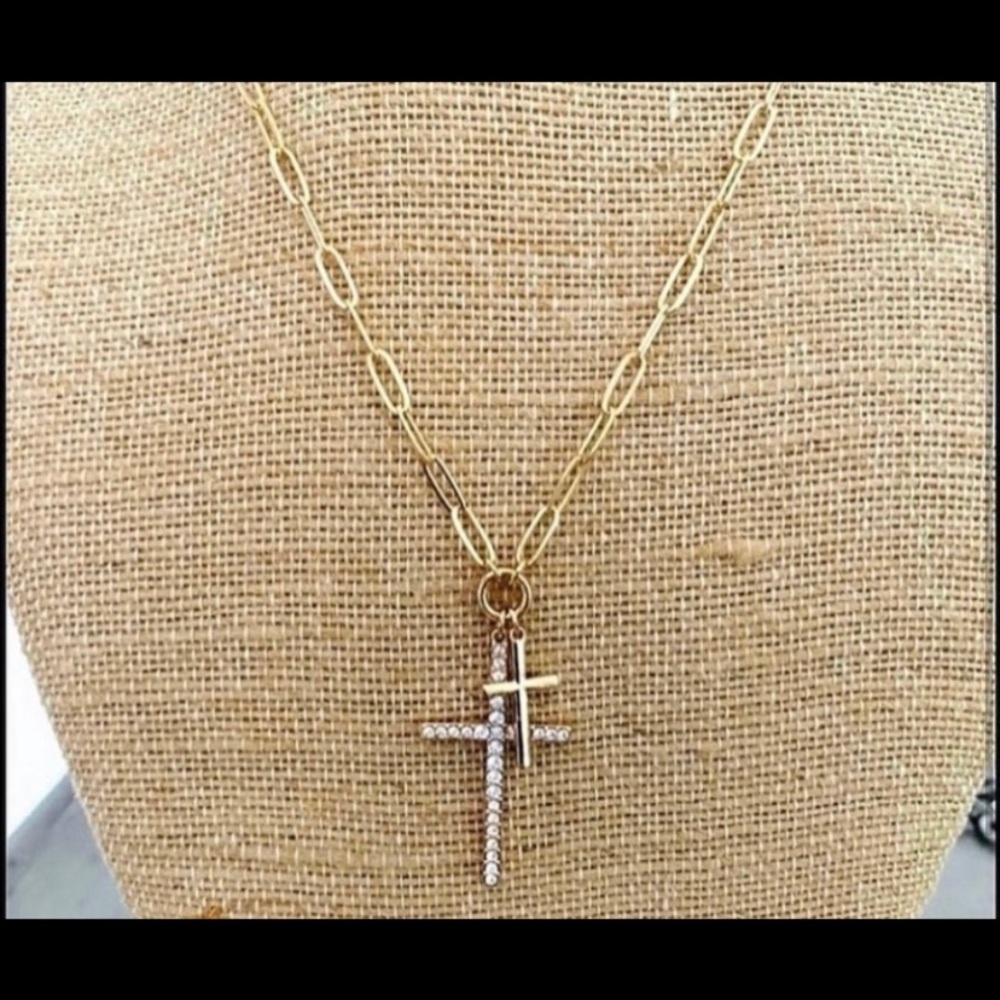COPY - Doubles Cross Necklace